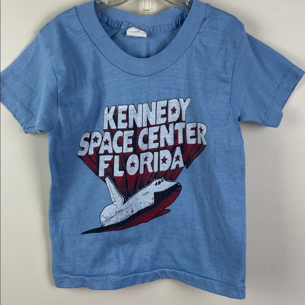 Vintage Tropix Togs Kennedy Space Center Florida Kids T-Shirt